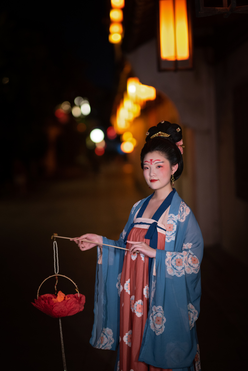 香积寺汉服夜景