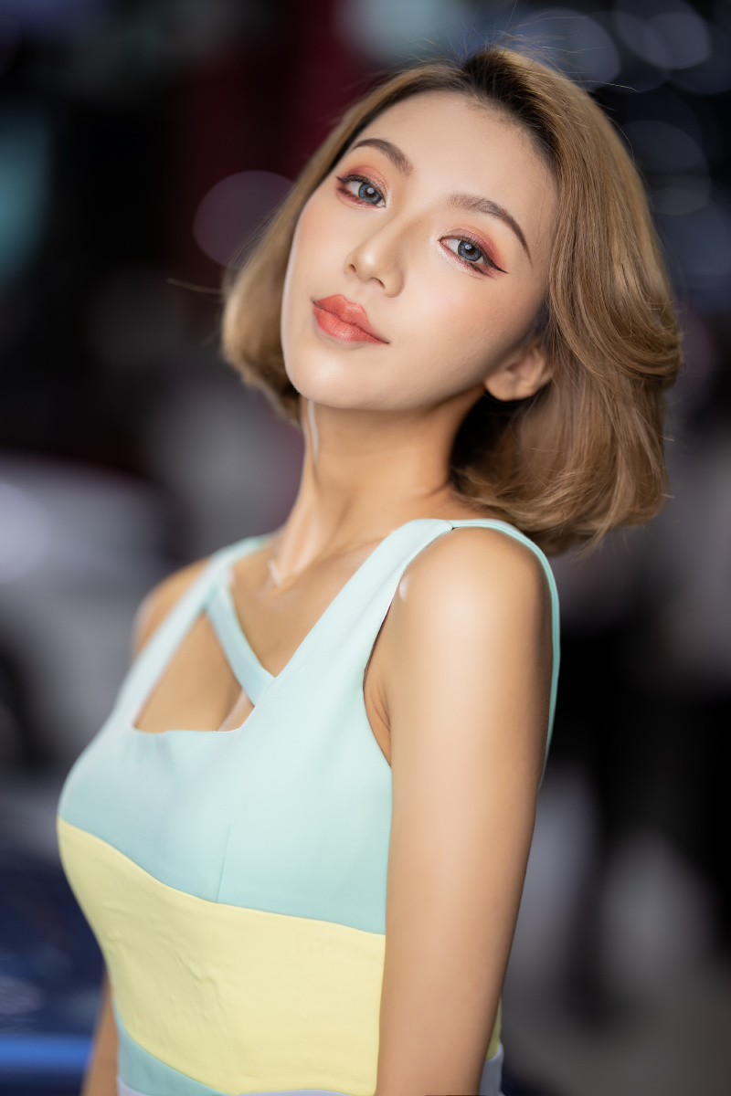 南京国际车展,美女车模!