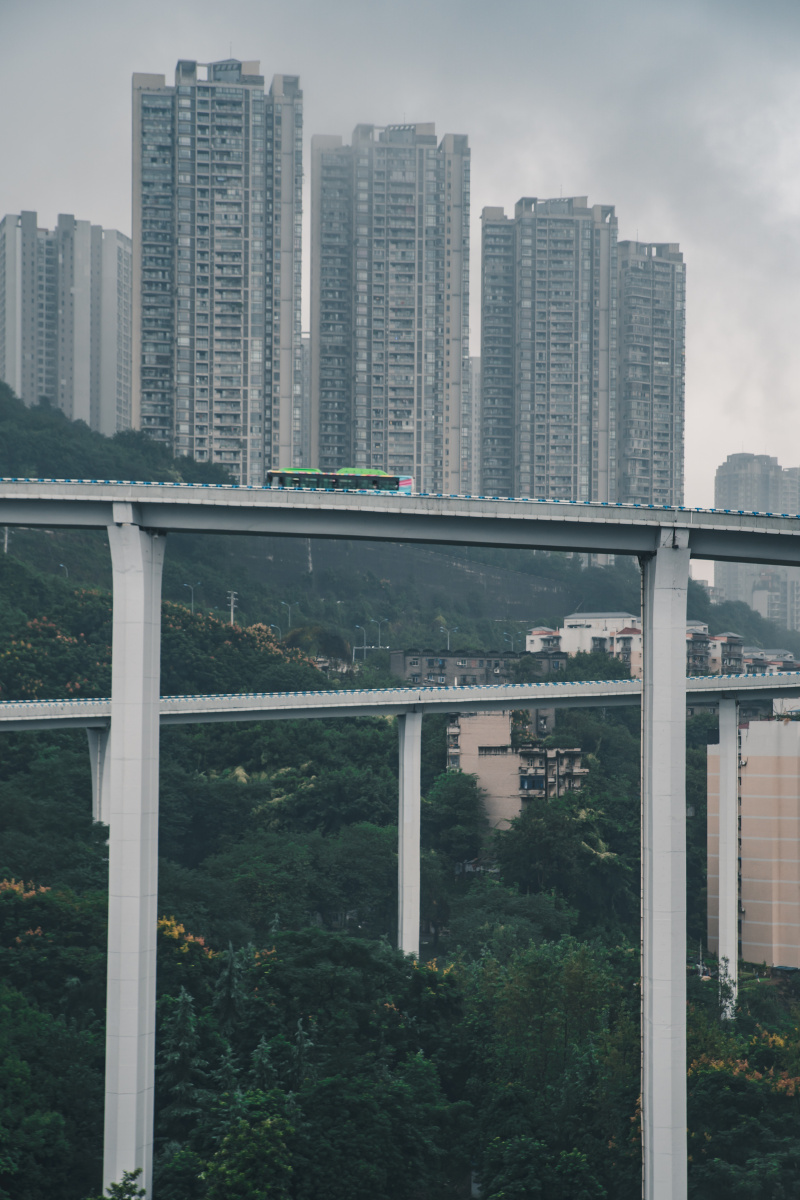 重庆立交桥菜园坝长江大桥苏家坝立交桥