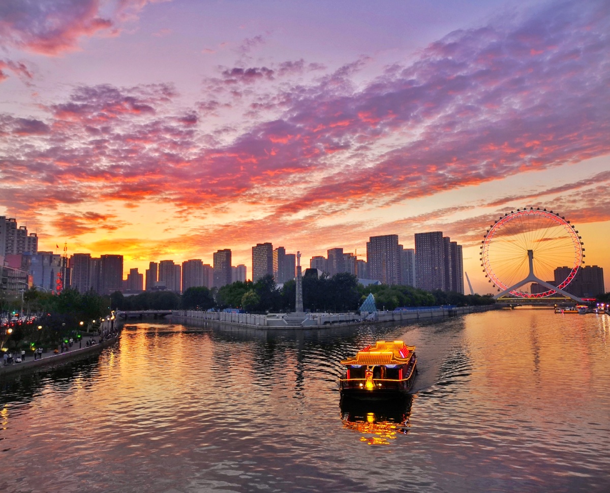 京杭大运河天津海河