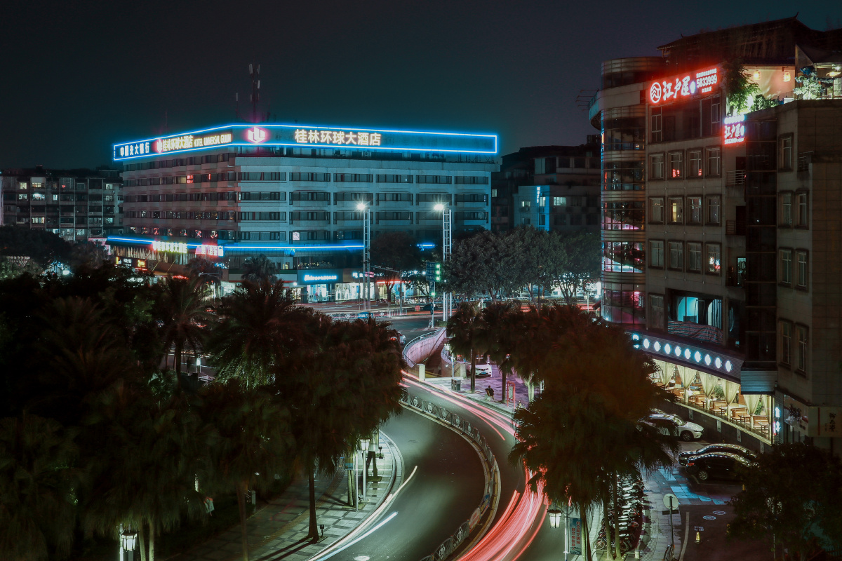 桂林市中心夜景