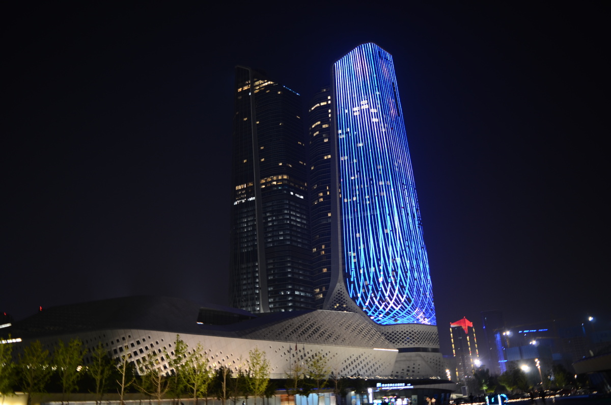 南京河西夜景实在太美了