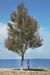 青海湖畔.