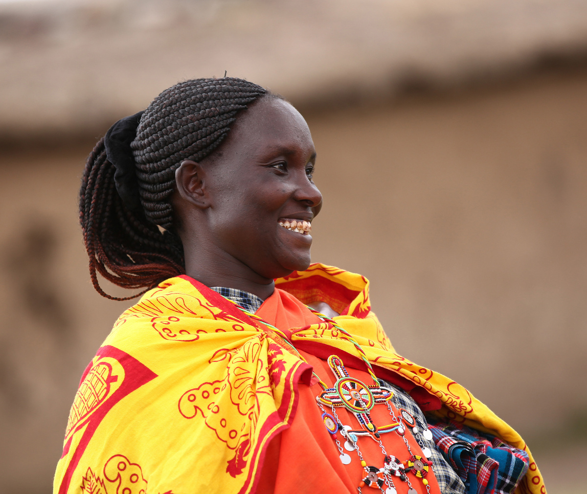 大草原上的马赛人