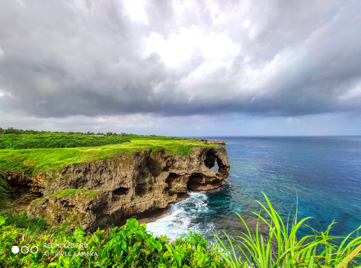 冲绳万座毛景区