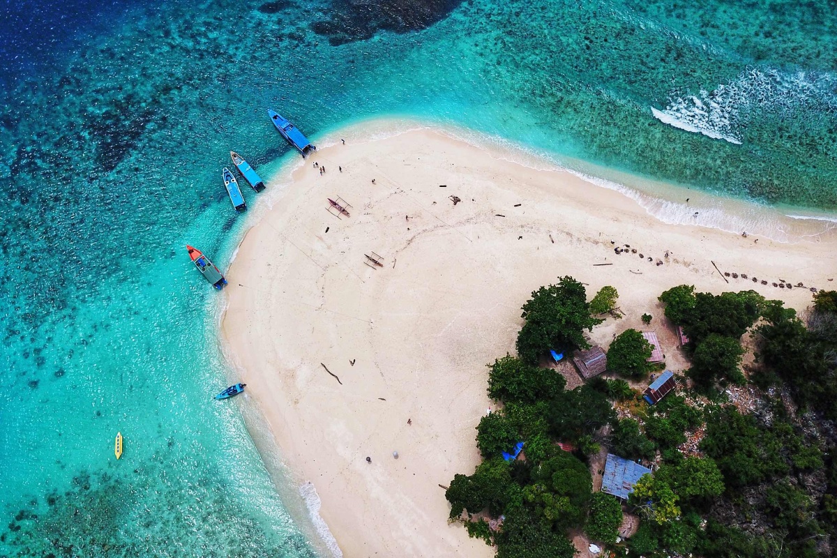 印尼美娜多白沙岛