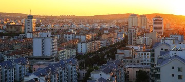 温暖的夕阳