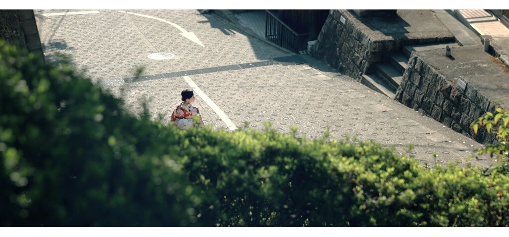 来到京都换上和服似乎很应景