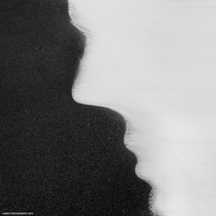 海的样子。