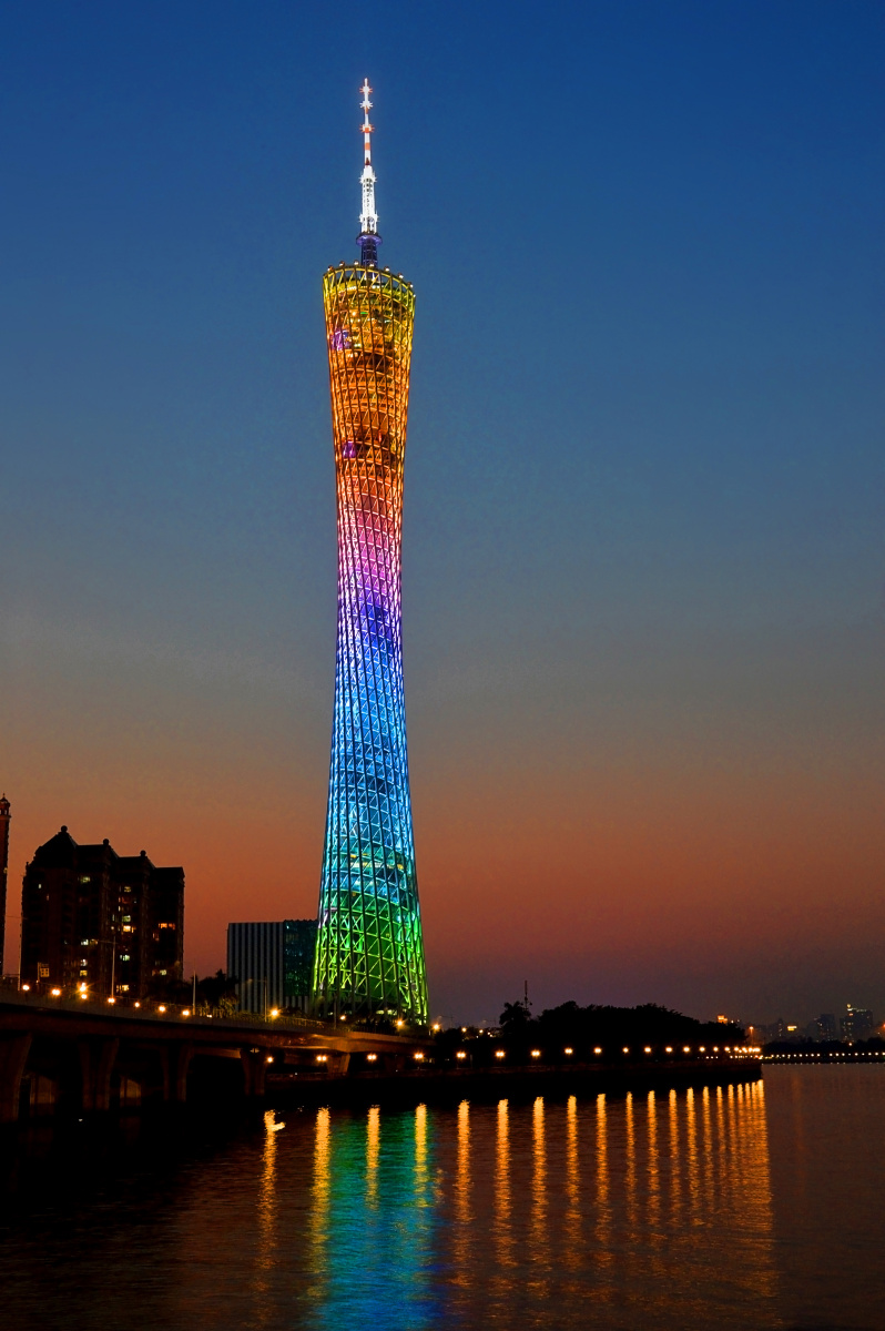 广州塔夜景 - 景色依旧 - 图虫