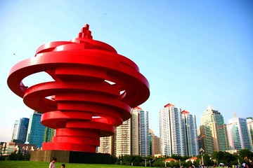 青岛五四广场 五月的风