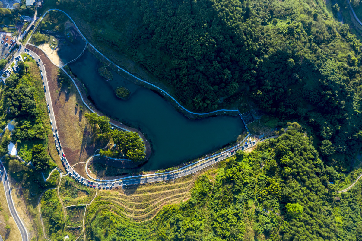 重庆北碚澄江柏林村乡村风光