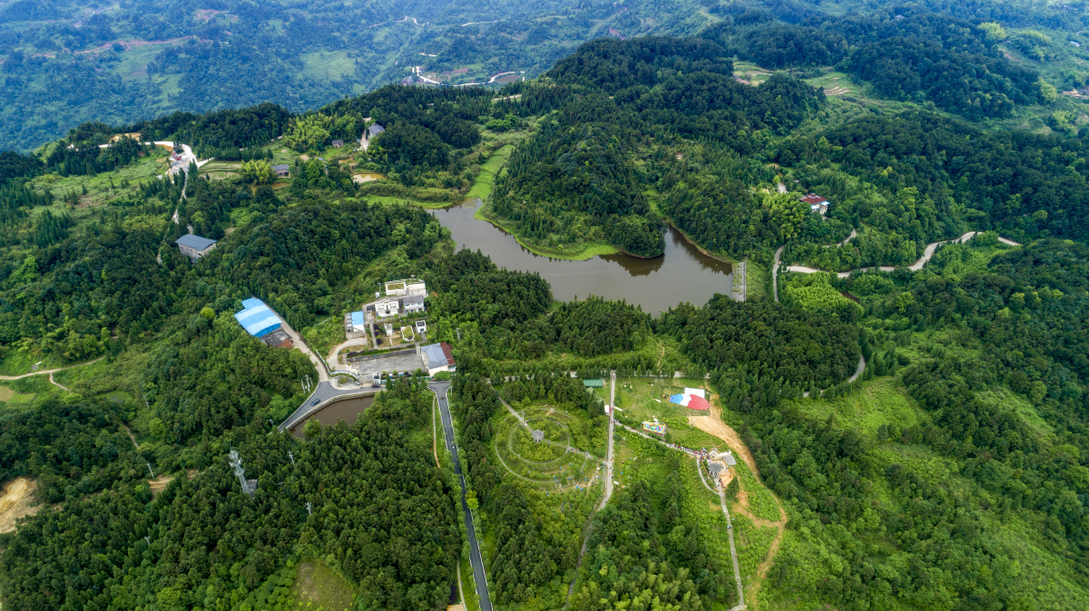 康养之地 重庆避暑凉都 航拍重庆綦江高庙坝生态旅游区