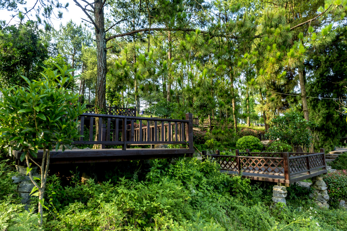 重庆北碚金刀峡金领地山地越野公园