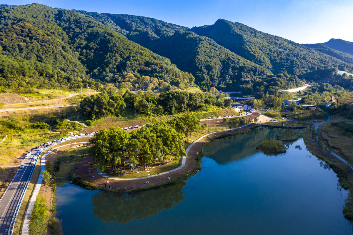 重庆北碚澄江柏林村乡村风光