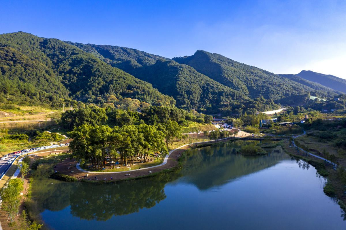 重庆北碚澄江柏林村乡村风光