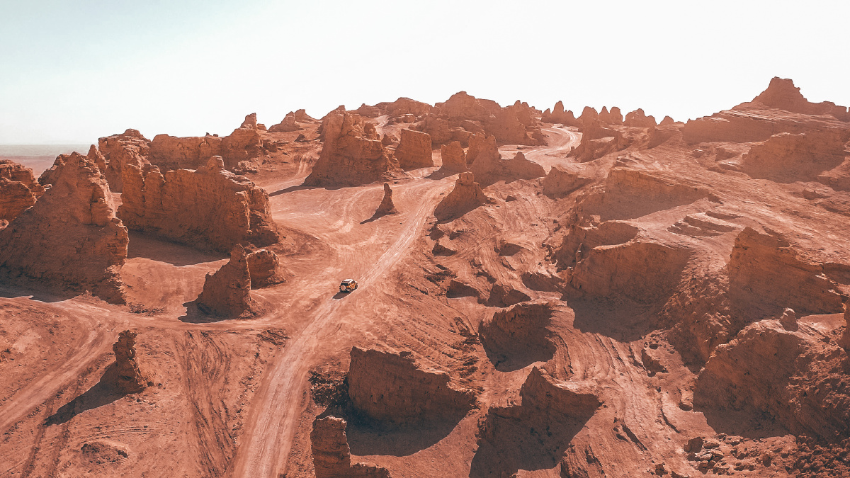 重返火星格尔木俄博梁火星地貌火星营地火星一号公路国道g315