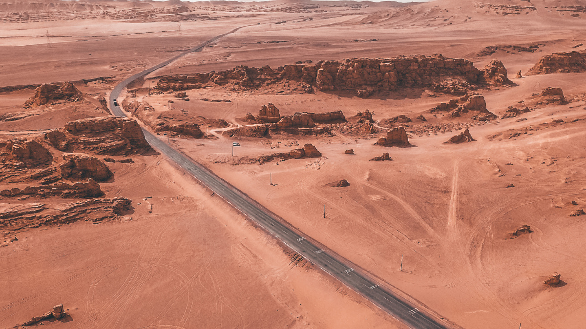 重返火星格尔木俄博梁火星地貌火星营地火星一号公路国道g315