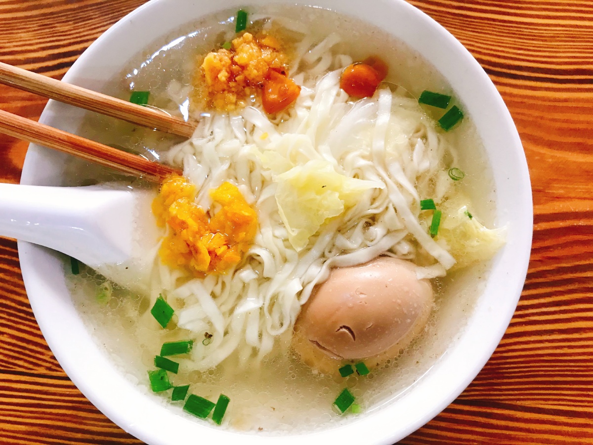 清汤面拌扁肉尤溪县