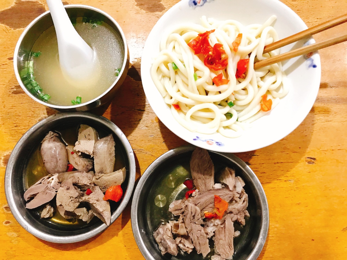 大条面猪头肉和鸭肝尤溪县