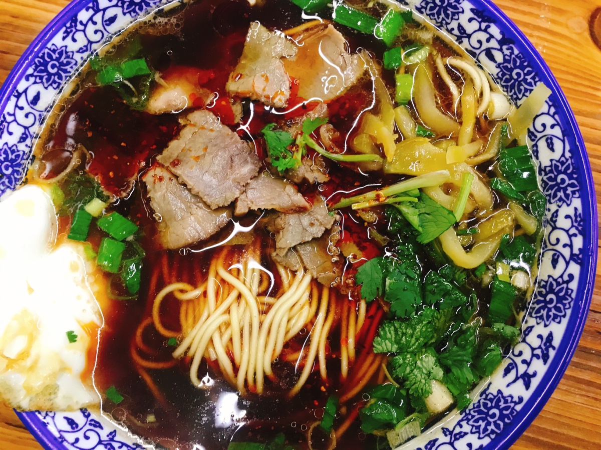 干切牛肉老卤面南京