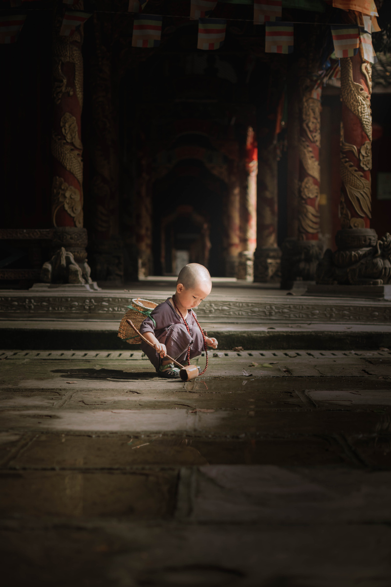 小和尚【辑一】 - 胖与果 - 图虫