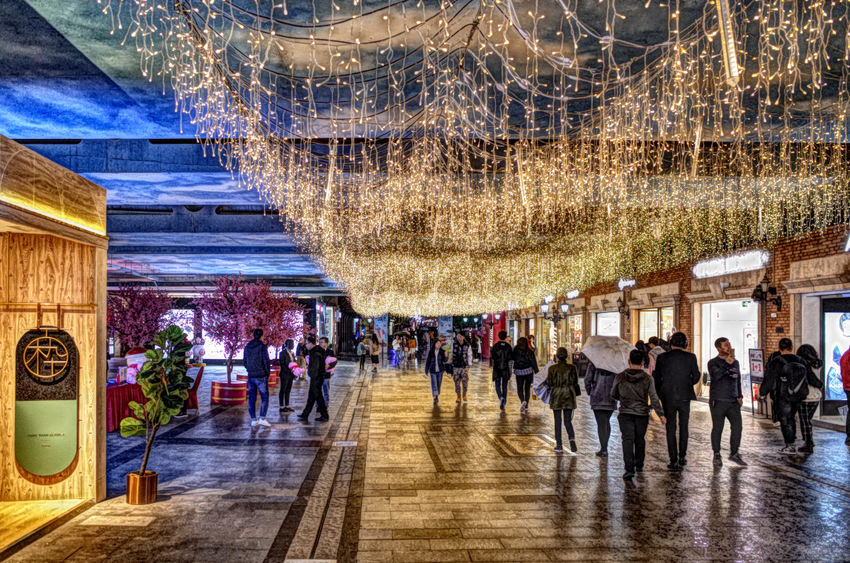 武汉网红购物街楚河汉街