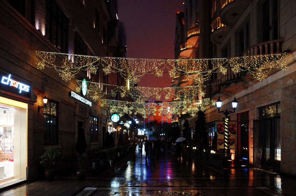 武汉网红购物街楚河汉街