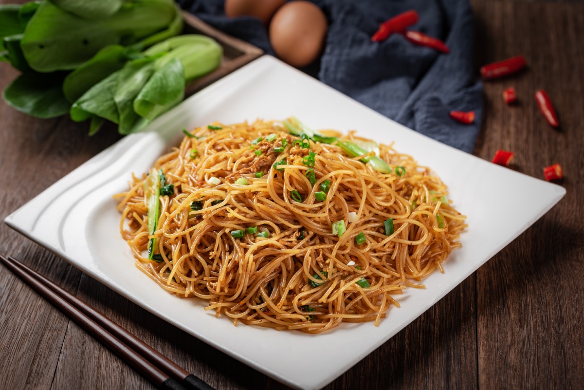 一到精致的炒粉也需要匠心呈现摄影老师郭昌巍