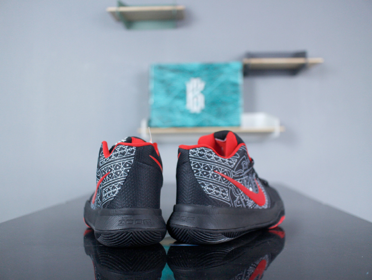 nikekyrin3mmep欧文3代852396030黑红赤血图腾