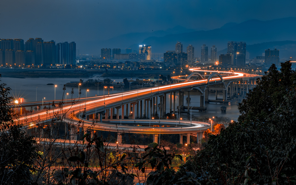 瓯江三桥之夜