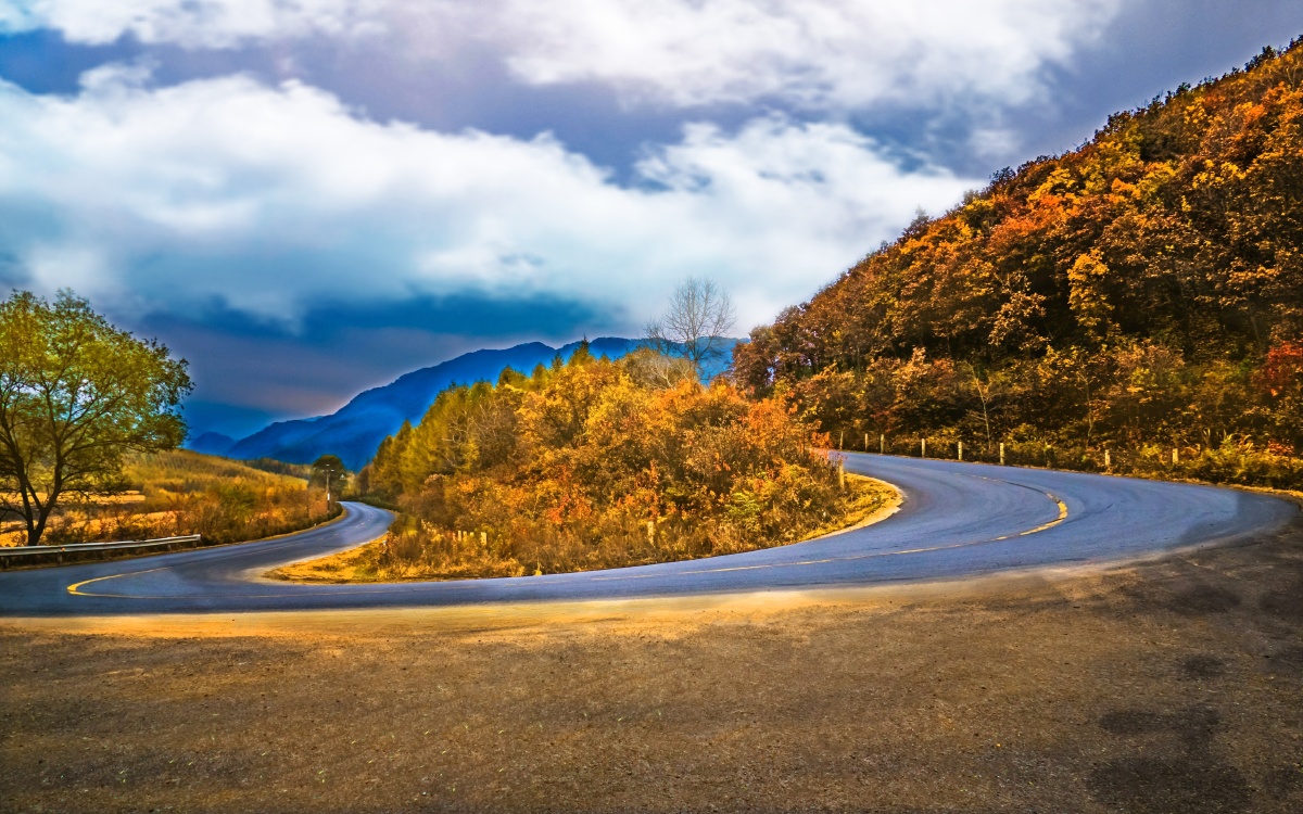 山路弯弯