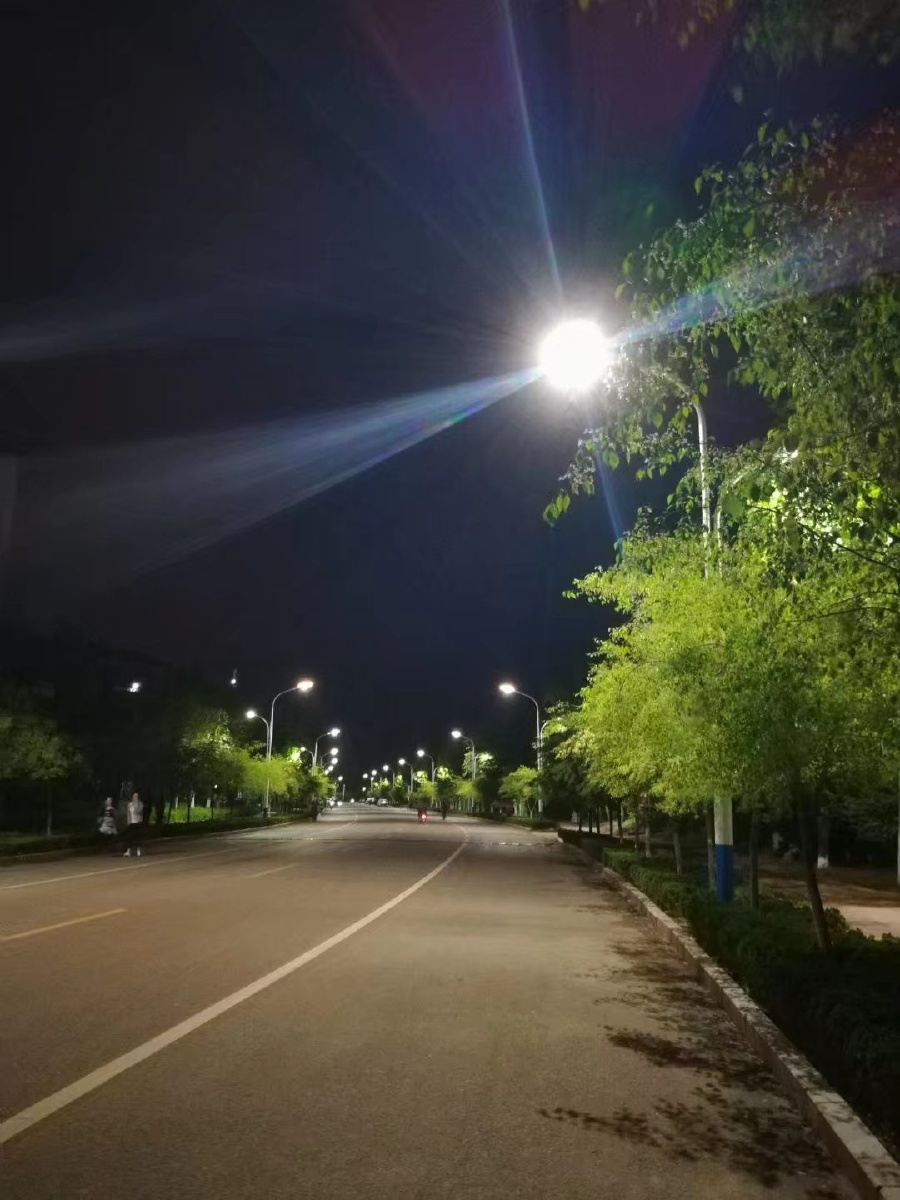 夜跑时的风景