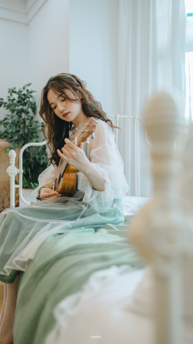 室内清新唯美人像