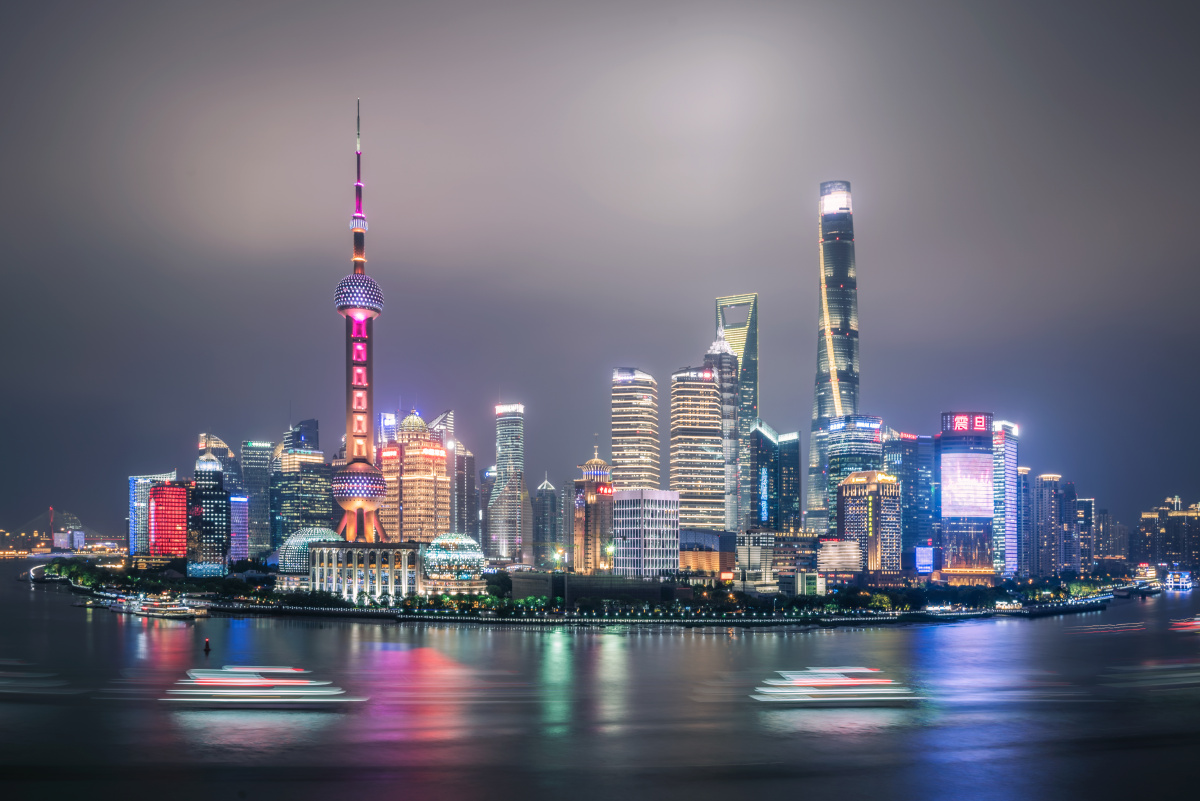 上海浦东新区日出