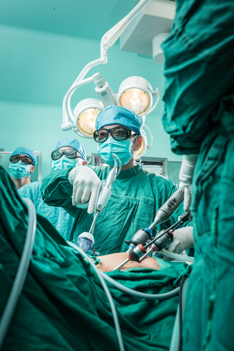 3d可视化腹腔镜手术医生素材