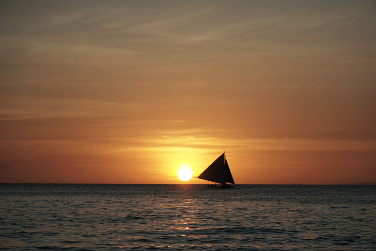 长滩岛最美日落