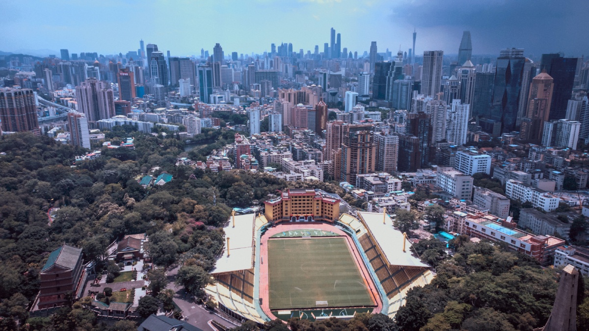 广州足球发源福地越秀山足球场