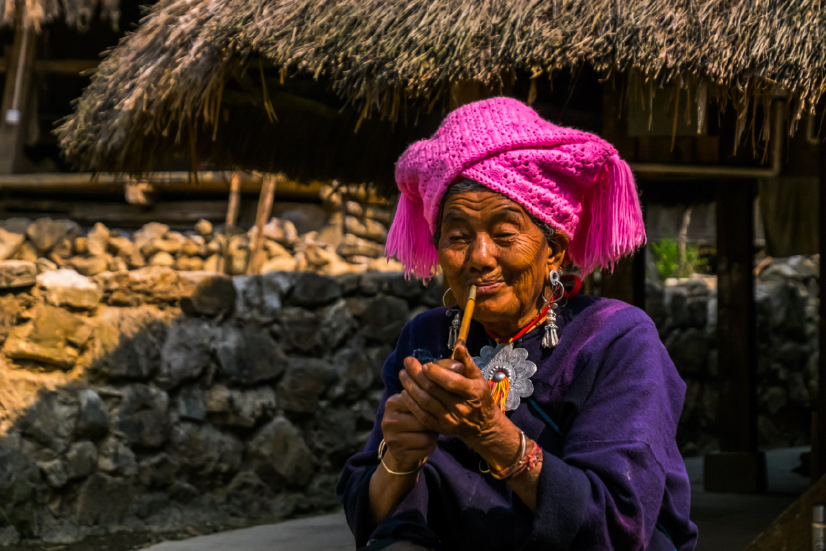 人物篇云南临沧沧源翁丁佤族部落村寨