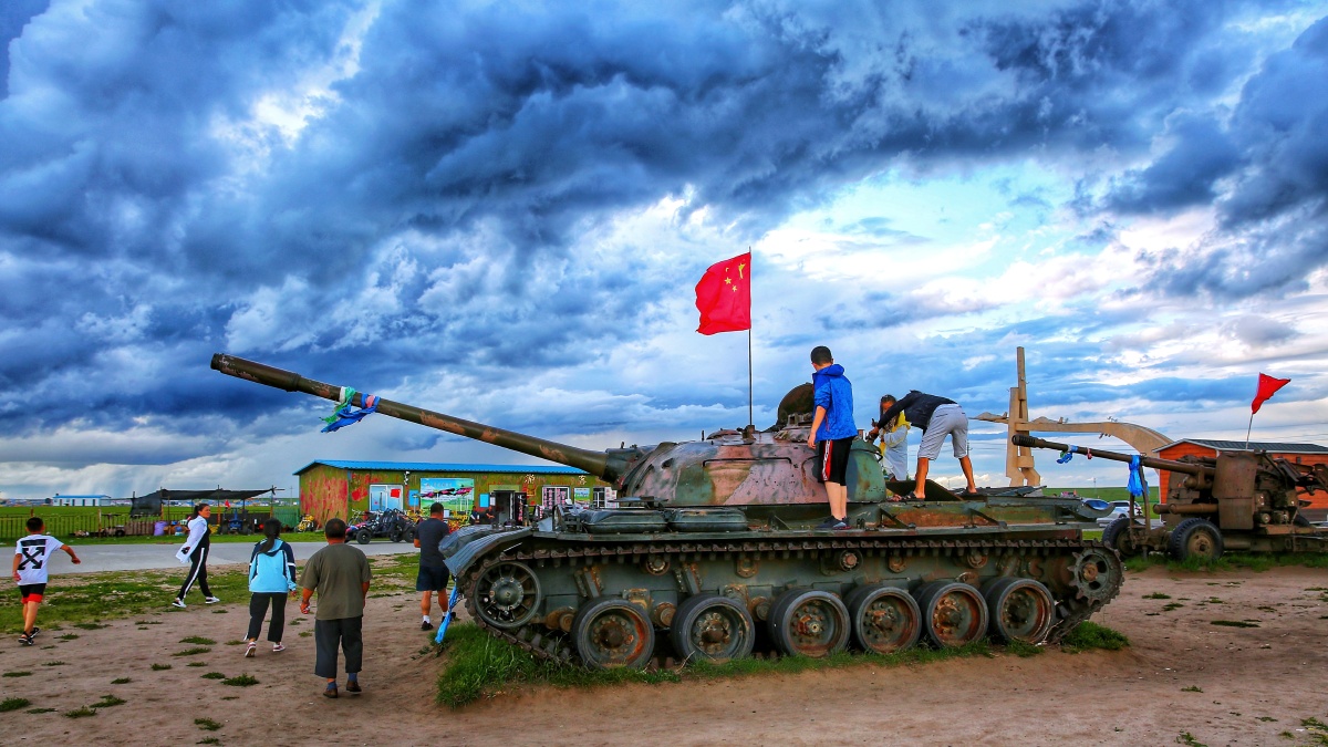 风云拍于诺门坎战役纪念馆附近