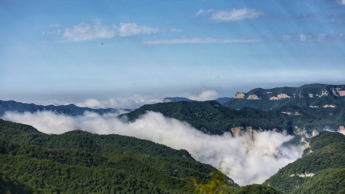 云顶拍摄于河南省修武云台山景区上云台