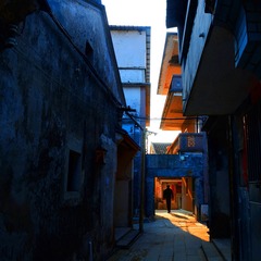 夕阳西下