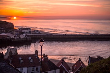 Whitby 日落