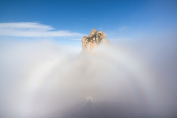 神奇的天柱山  佛光 彩虹门
