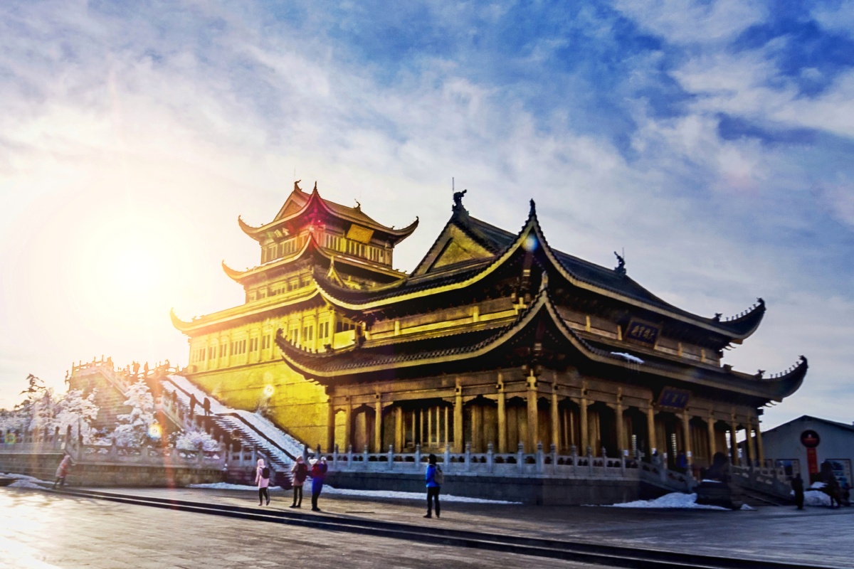 寺庙建筑物旅游风光色彩城市抓拍我的街头探索旅行峨眉山还没有人打赏