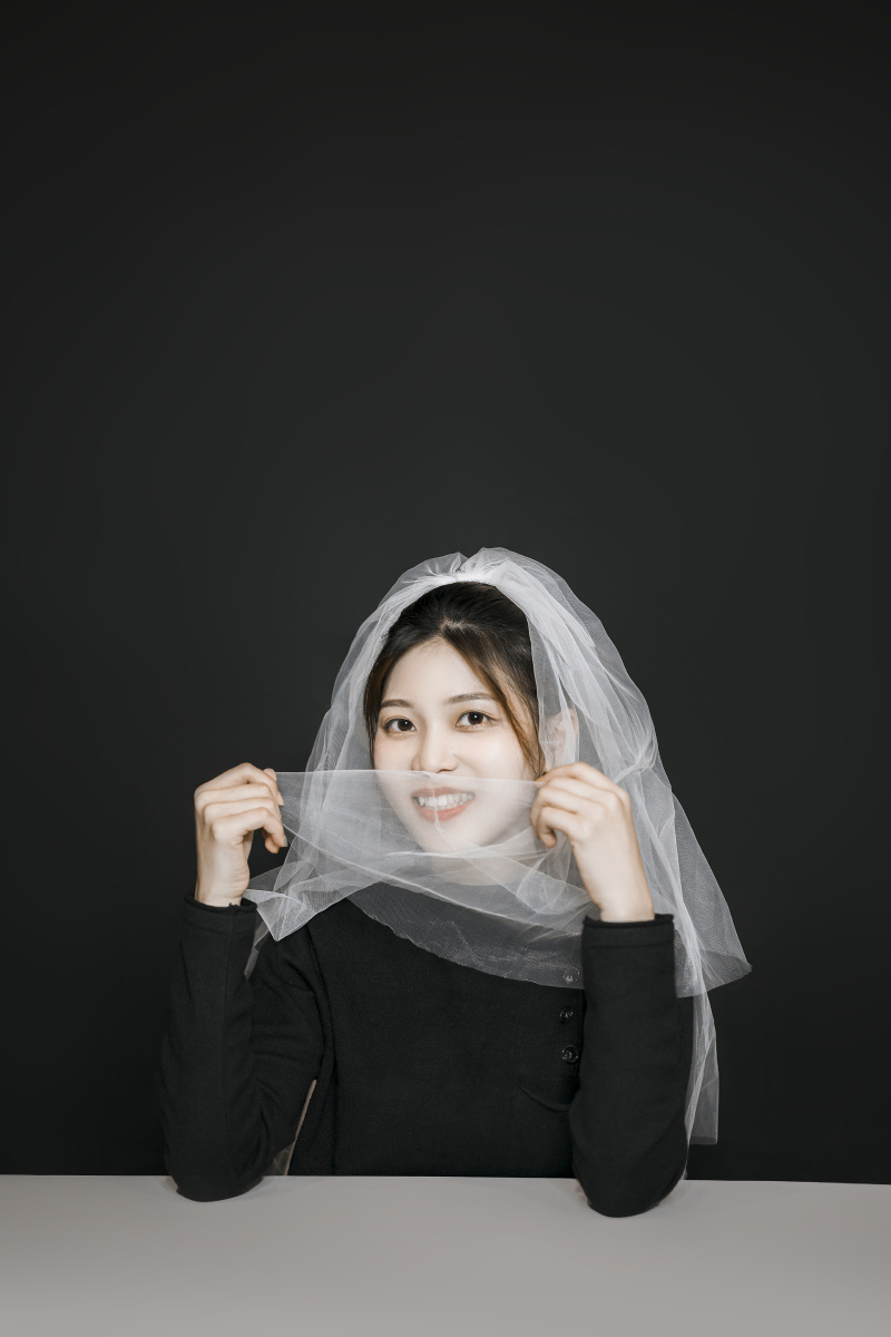 一个人也不能错过的个人头纱写真照愿所有的美好和期待都能如约而至