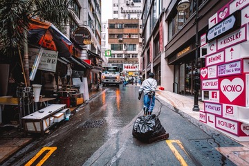 兰桂坊的早晨