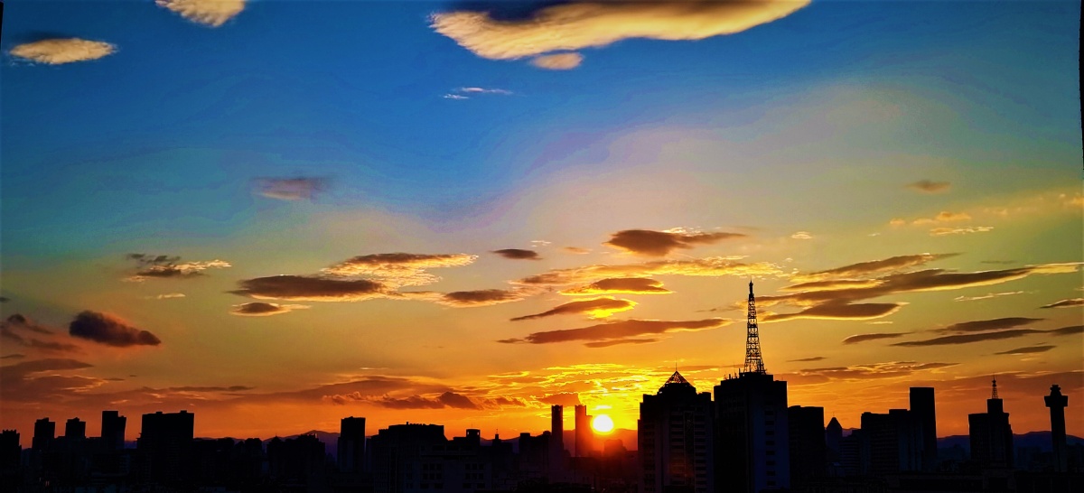 南昌的晚霞