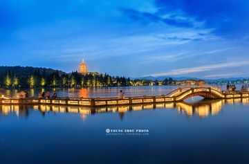 西湖夜色
