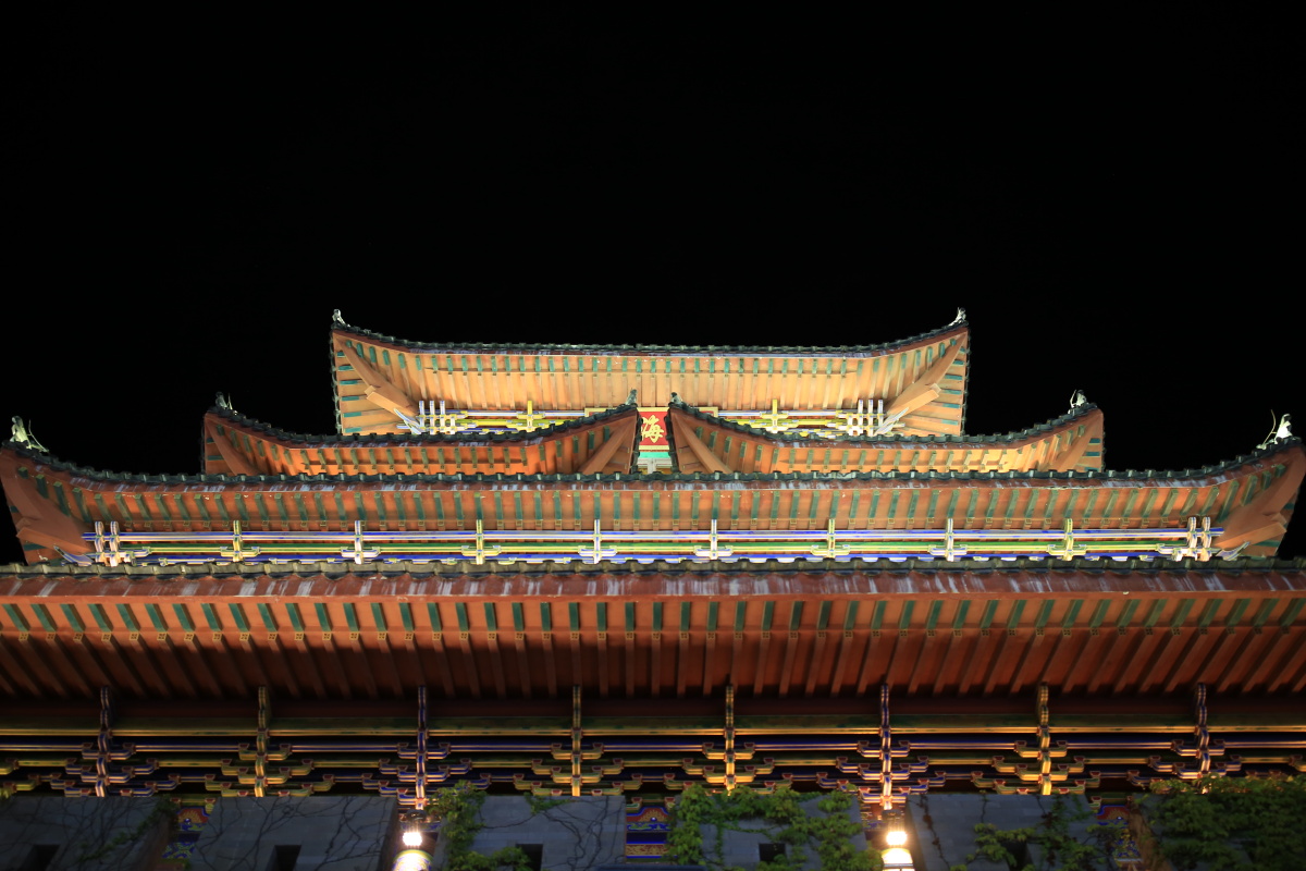 十一福建平潭岛海坛古城夜景